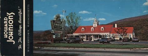 Howard Johnson's Restaurant Williamstown, MA Large Format Postcard