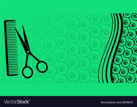 Background for male hair salon Royalty Free Vector Image