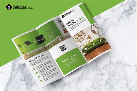 Trifold Interior Design Brochures PSD free - Indiater