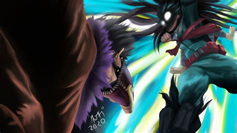 Deku Vs Overhaul / Illustration by AlexanderPitoKawaii on DeviantArt