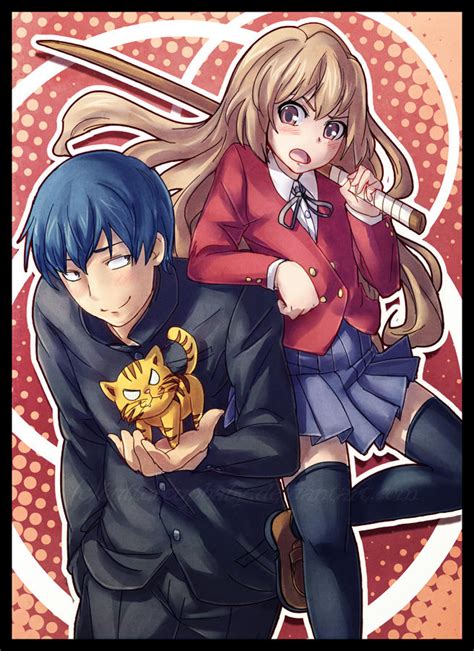 Toradora: Taiga + Ryuuji by ButtercupBabyPPG on DeviantArt