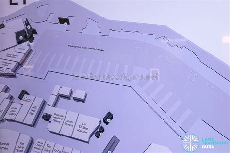 Buangkok Bus Interchange layout (from Sengkang Grand Mall floor directory) | Land Transport Guru