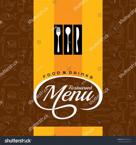 Restaurant Menu Card Design Template Creative Stock Vector (Royalty ...