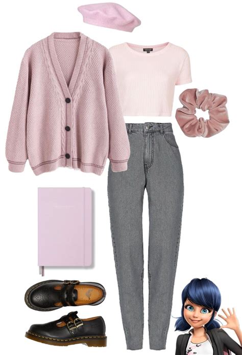 miraculous marinette outfit inspiration одежда маринетт em 2022 ...