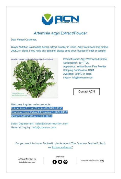 Artemisia argyi Extract/Powder | Herbal extracts, Herbalism, Functional ...