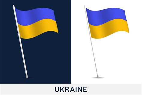 Ukraine vector flag 1834433 Vector Art at Vecteezy