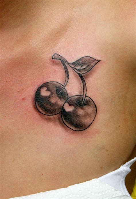 Cherry Heart Tattoo by 2Face-Tattoo on DeviantArt