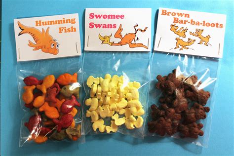 The Lorax Snack Bags - Humming Fish, Swomee Swans, Brown Bar-ba-loots ...