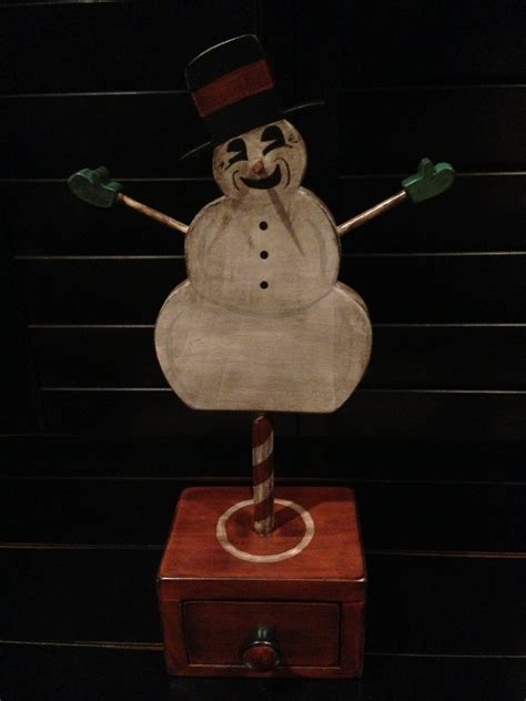 Snowman folk art