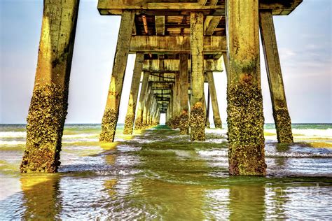 Jacksonville Beach Pier Photograph by Kay Brewer - Fine Art America