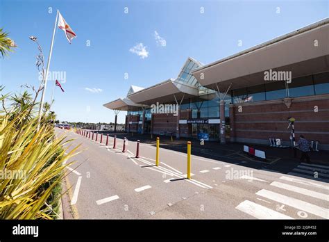 Jersey Airport Departures The Channel Islands Stock Photo - Alamy