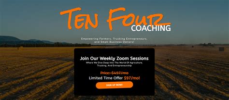 Weekly Zoom | Ten Four Coaching