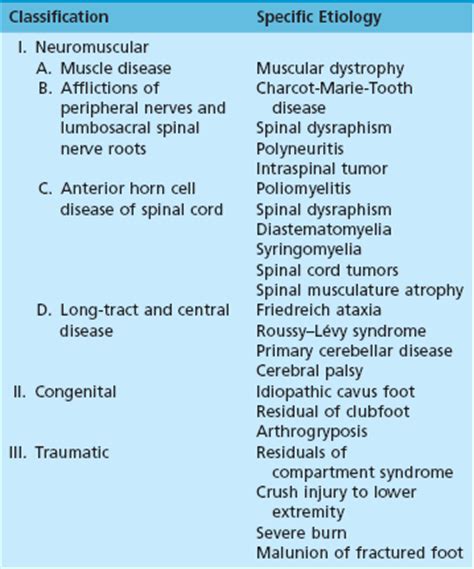 Pes Cavus | Musculoskeletal Key