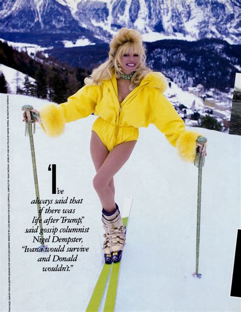 Throwback Thursday: Ivana Trump Skiing Pantless | Vanity Fair