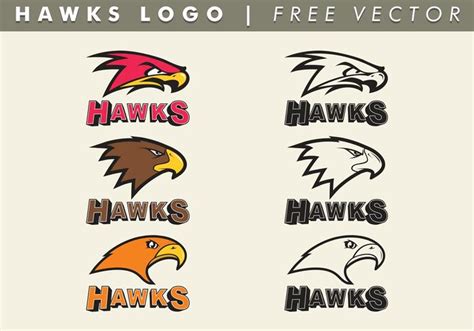 Hawks Logo Vector Free 92303 Vector Art at Vecteezy