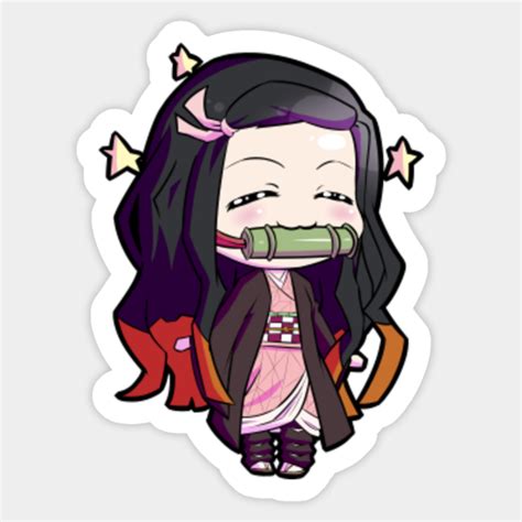 Chibi Nezuko - Demon Slayer - Nezuko - Sticker | TeePublic