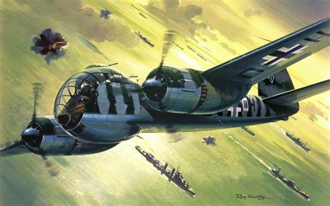 PLANE MPW2 JUNKERS JU-188 - MATCHBOX KIT - ART BY ROY HUXLEY in 2021 | Aircraft art, Aviation ...