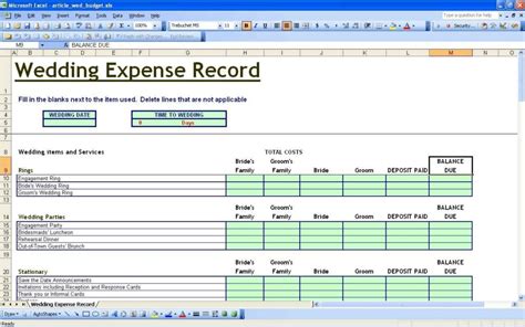 Personal Budget Spreadsheet Excel — db-excel.com