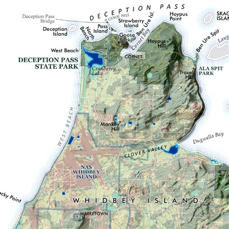 Whidbey Island Map — Mitchell Geography