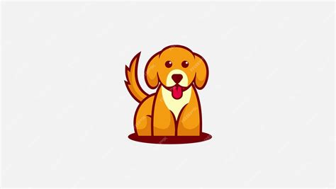 Premium Vector | Cute dog logo vector design template