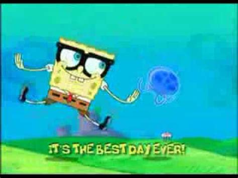 Spongebob-Best Day Ever(with lyrics) - YouTube