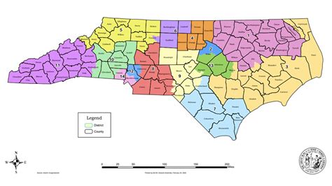 North Carolina's Latest Congressional Districts - Elections Daily