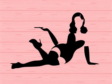 Pin Up Svg Pinup Girl Svg woman svg file girl svg sexy | Etsy