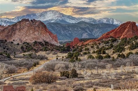 Winter Sunset - Garden of the Gods - Colorado Springs Photograph by Gregory Ballos - Fine Art ...