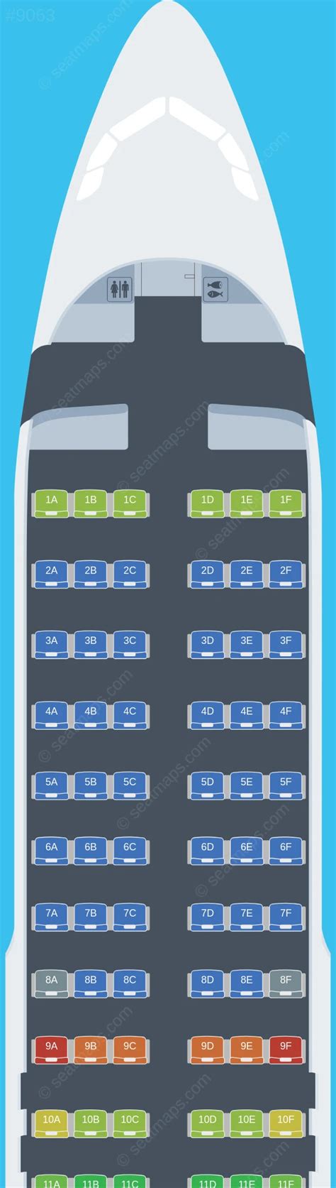 airbus a320 seat map jetblue