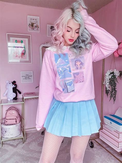 Kawaii clothing Pastel Kawaii Kawaii Aestethic Anime | Etsy in 2021 | Kawaii fashion outfits ...