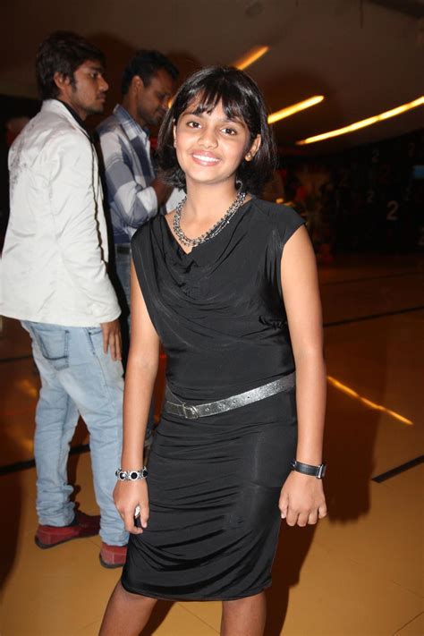 Child artist Lehar Khan at the premiere of film JALPARI THE DESERT MERMAID at Cinemax in Mumbai ...