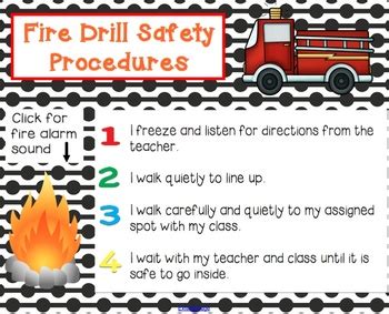 Fire Drill Schedule Sheets