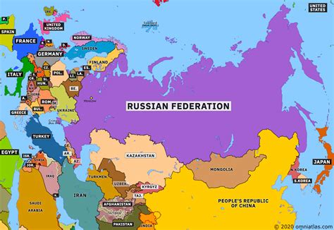 Northern Eurasia Today | Historical Atlas of Northern Eurasia (15 January 2020) | Omniatlas