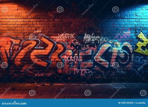 Dark brick wall stock illustration. Illustration of funky - 298155456