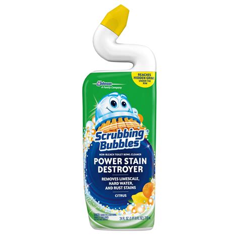 Scrubbing Bubbles Power Stain Destroyer Toilet Bowl Cleaner - Citrus 24 ...