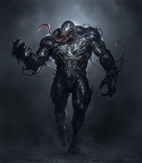 Wallpaper : Ivan Dedov, Venom, artwork, digital art, concept art ...