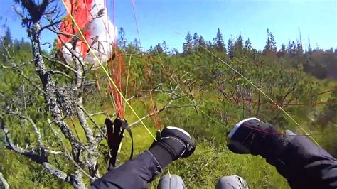 Paraglider Searching for a Landing Zone Which is Not There | Paragliding Gone Wrong - YouTube