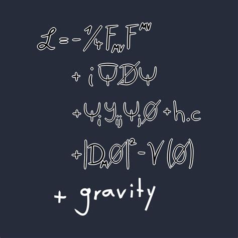 Standard Model Equation Corrected - Science - T-Shirt | TeePublic