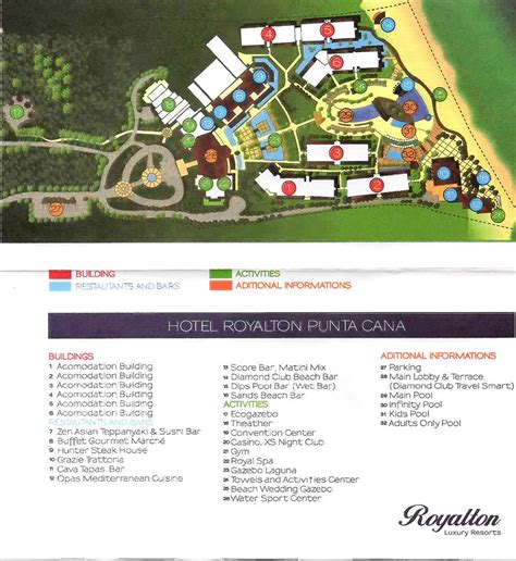 a map of the resort and its surrounding area is shown in this brochure