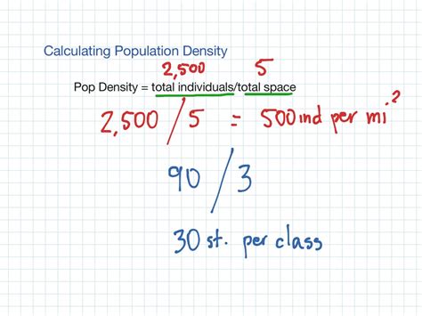 ShowMe - Population density