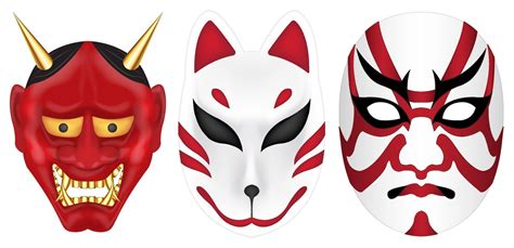 Traditional Kabuki Mask