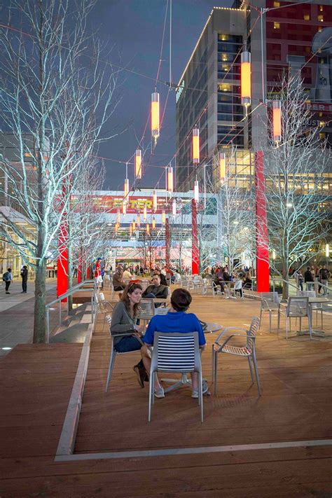 Catenary Lighting Installation at 'Avenida Houston' - Ronstan Tensile ...