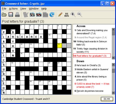 Crossword Solver file extensions