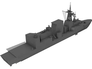 Halifax Class Frigate 3D Model - 3DCADBrowser