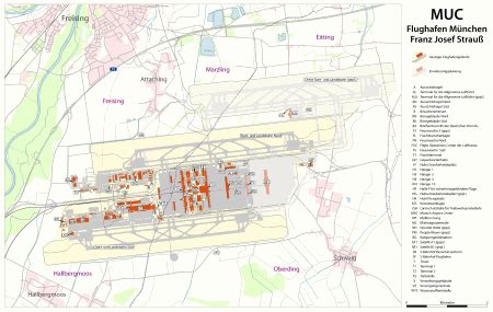 Munich Airport Map