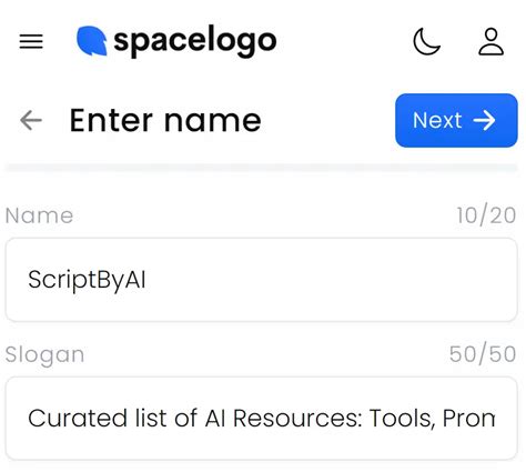 Generate Unique Professional Logos In Seconds With The Spacelogo Tool | ScriptByAI