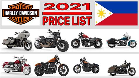 HARLEY DAVISON MOTORCYCLE PRICE LIST IN PHILIPPINES 2021 - YouTube