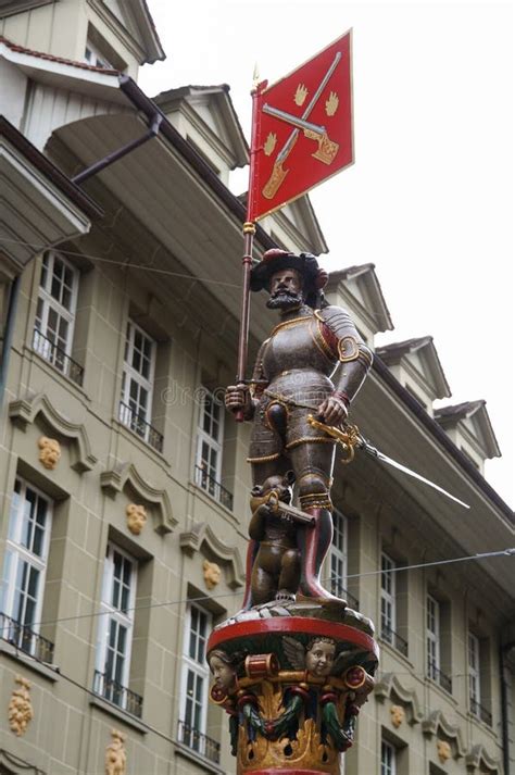 Statues in Bern Old Town stock image. Image of federal - 53368855