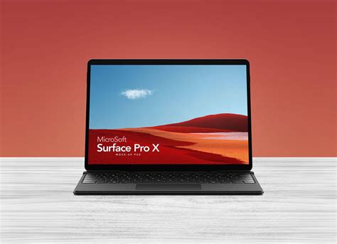 Free Microsoft Surface Pro X Laptop Mockup PSD - Good Mockups | Microsoft surface pro, Surface ...