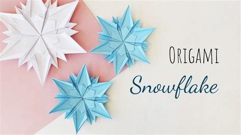 How to Make Origami Snowflake | Origami Tutorial - YouTube